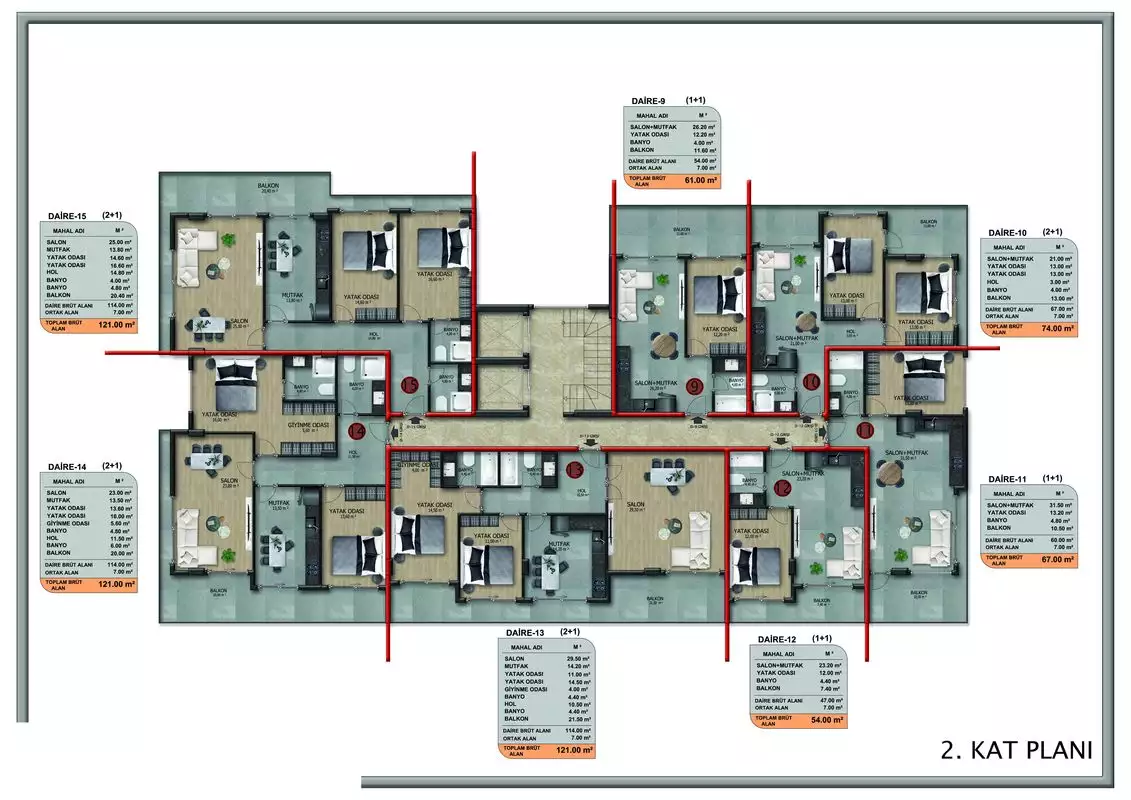 Flat 46m² in Portugal, Alcobasa. Priced at 137200€ rent photo-10