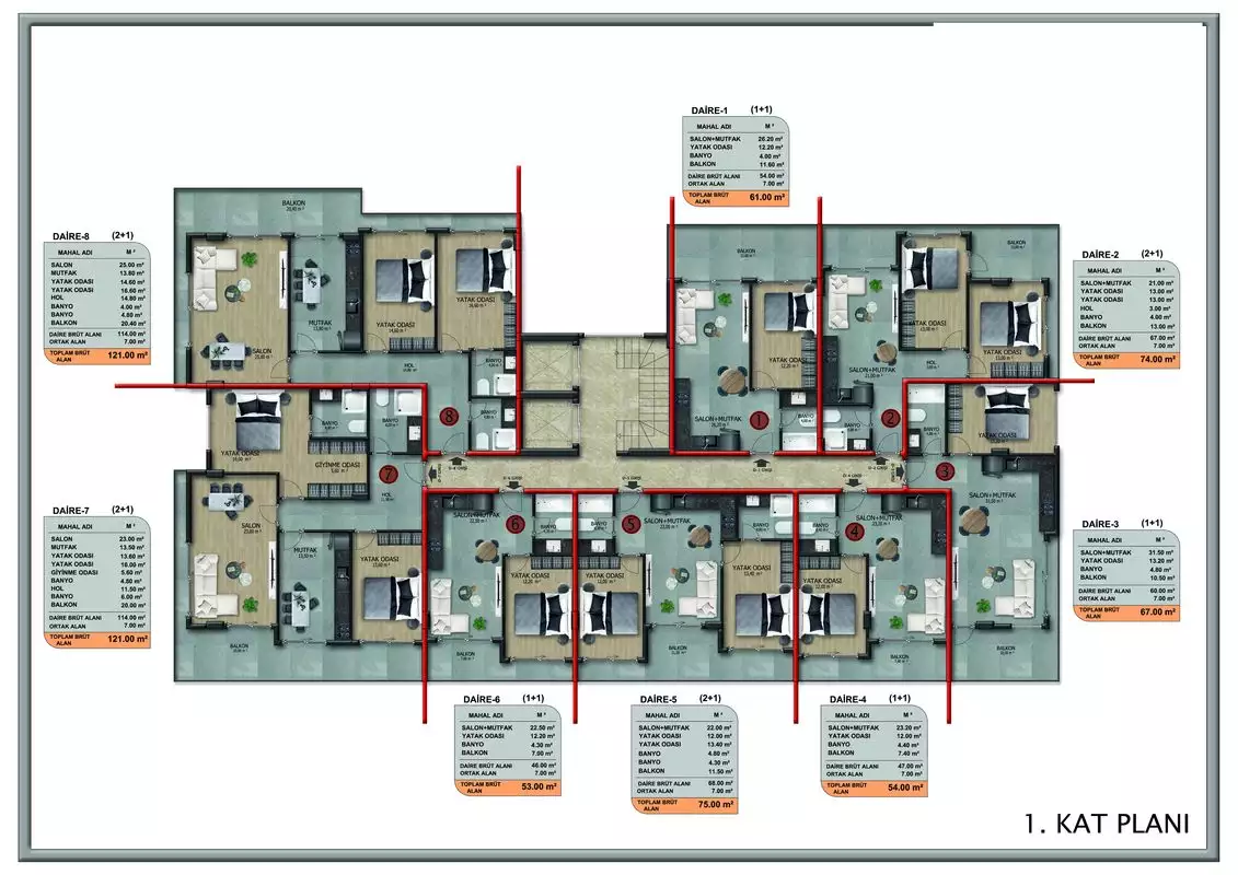 Flat 46m² in Portugal, Alcobasa. Priced at 137200€ rent photo-11