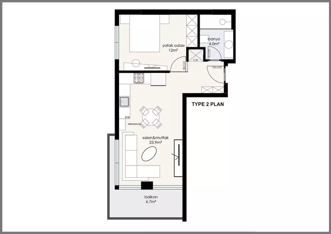 Flat 60m² in Turkey, Alania. Priced at 203000€ rent photo-18