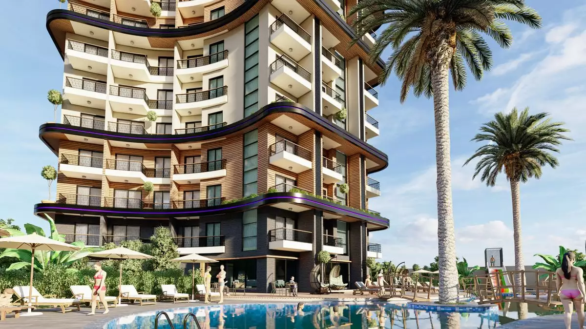 Flat 53m² in Turkey, Mahmutlar. Priced at 340000€ rent photo-2