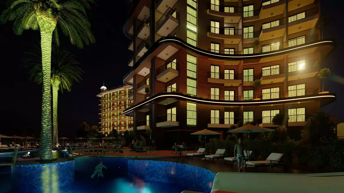 Flat 53m² in Turkey, Mahmutlar. Priced at 340000€ rent photo-16