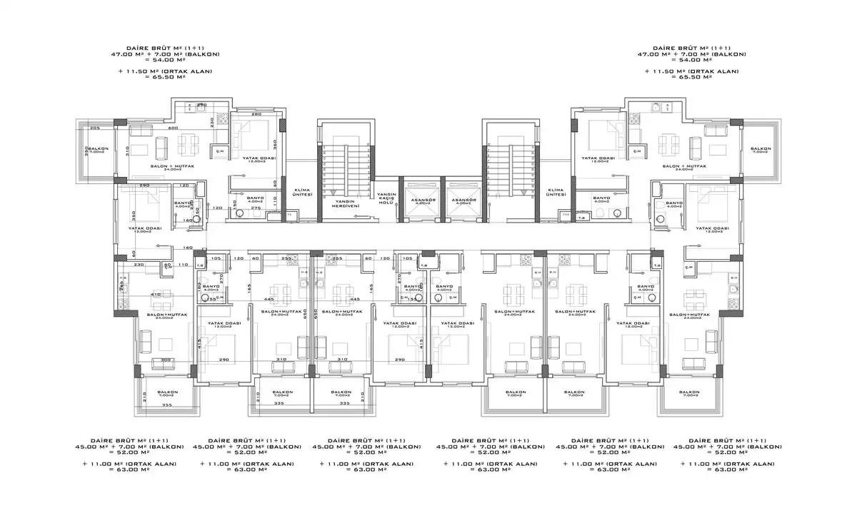 Flat 63m² in Turkey, Avsallar. Priced at 155000€ rent photo-15
