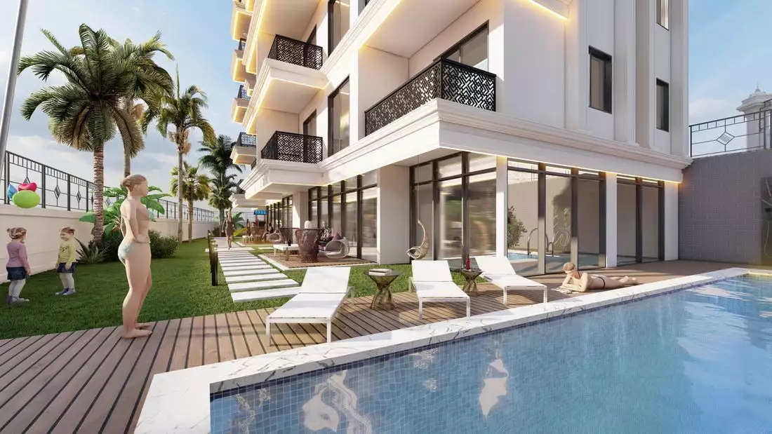 Flat 56m² in Turkey, Avsallar. Priced at 99000€ rent photo-3