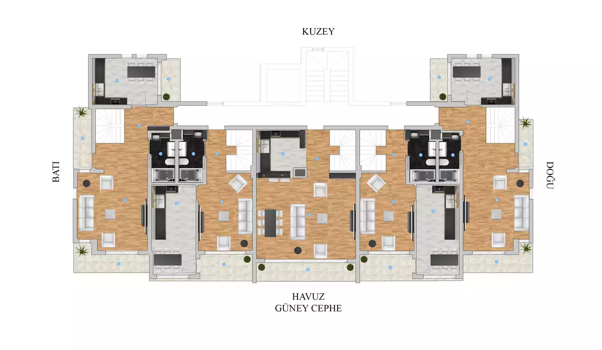 Flat 49m² in Turkey, Gazipasа. Priced at 74000€ rent photo-25