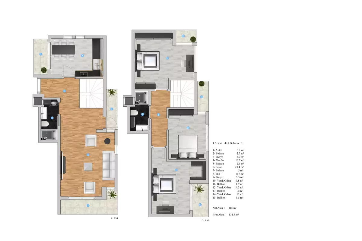 Flat 49m² in Turkey, Gazipasа. Priced at 74000€ rent photo-26