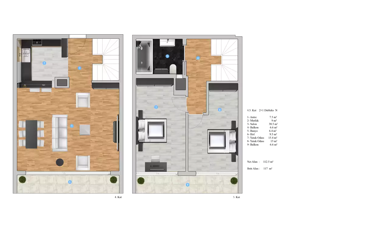 Flat 49m² in Turkey, Gazipasа. Priced at 74000€ rent photo-28