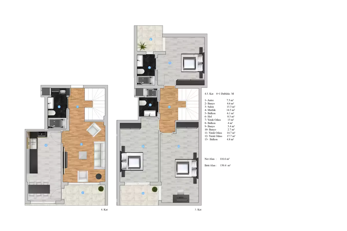 Flat 49m² in Turkey, Gazipasа. Priced at 74000€ rent photo-29