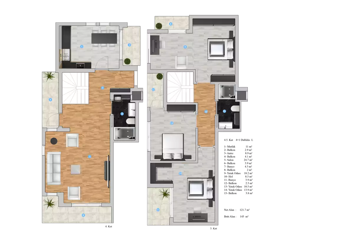 Flat 49m² in Turkey, Gazipasа. Priced at 74000€ rent photo-30