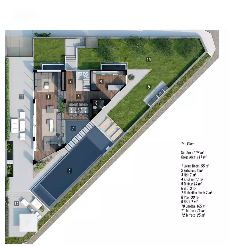 Villa 425m² in Turkey, Kargicak. Priced at 1600000€ rent photo-8