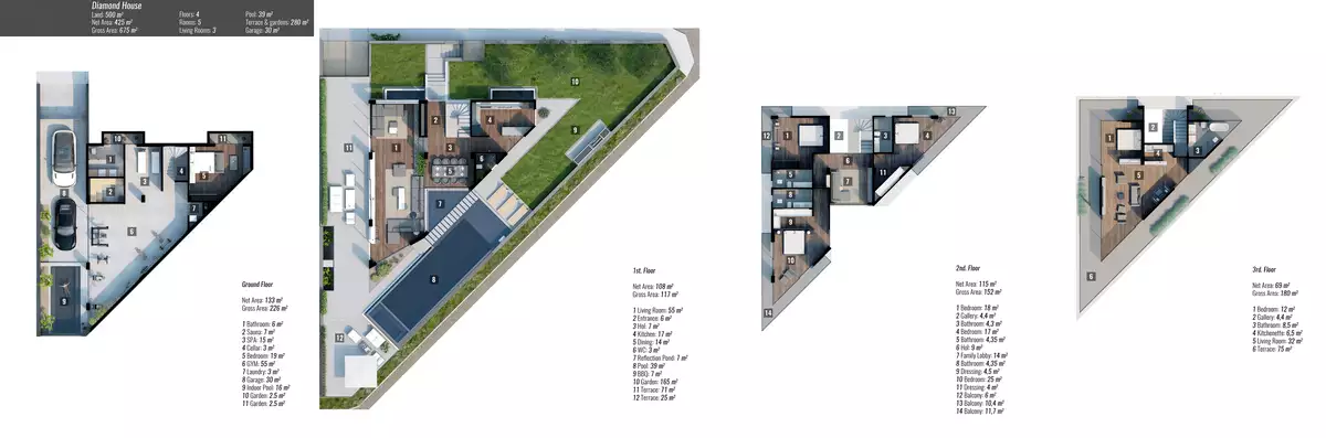 Villa 425m² in Turkey, Kargicak. Priced at 1600000€ rent photo-21