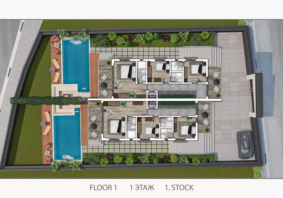 Flat 385m² in Turkey, Avsallar. Priced at 399000€ rent photo-6