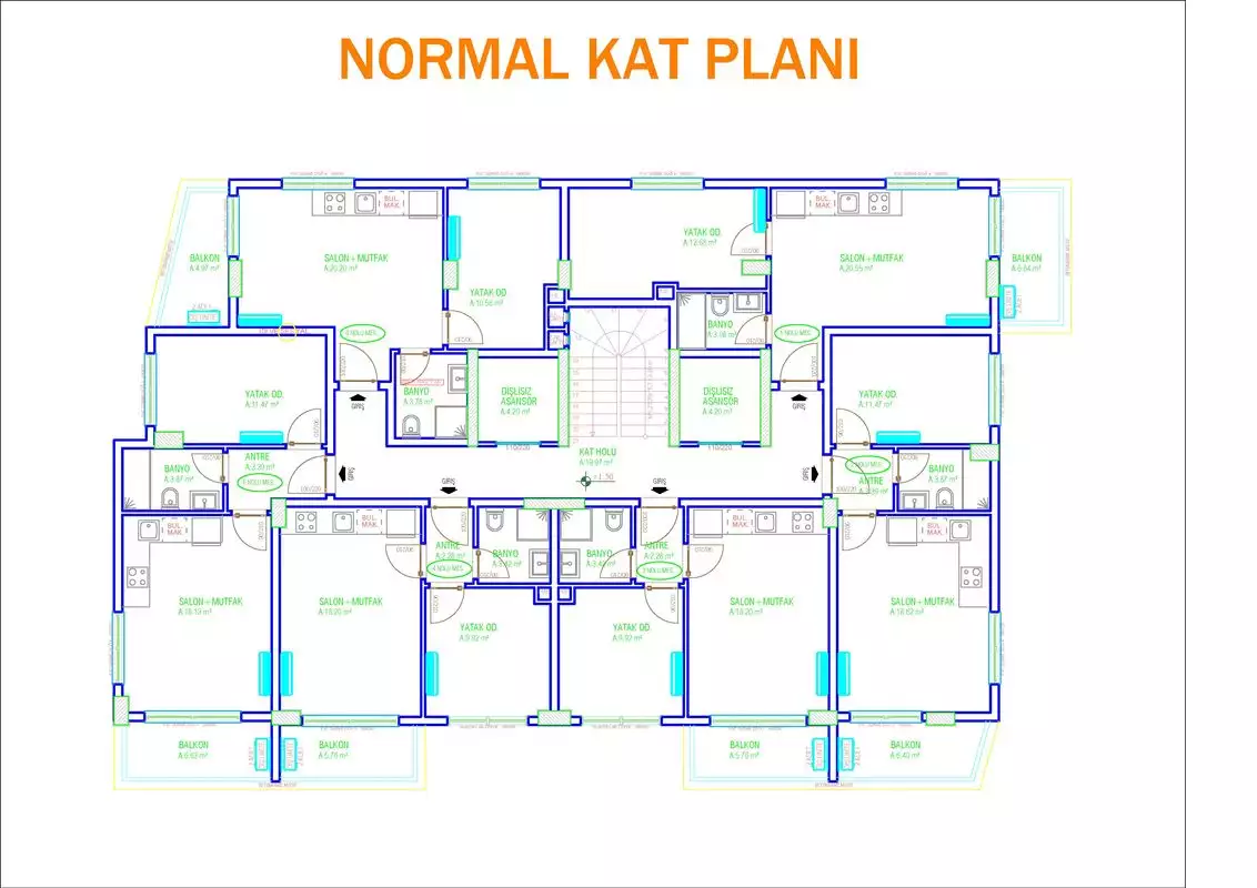 Flat 52m² in Turkey, Mahmutlar. Priced at 129000€ rent photo-24