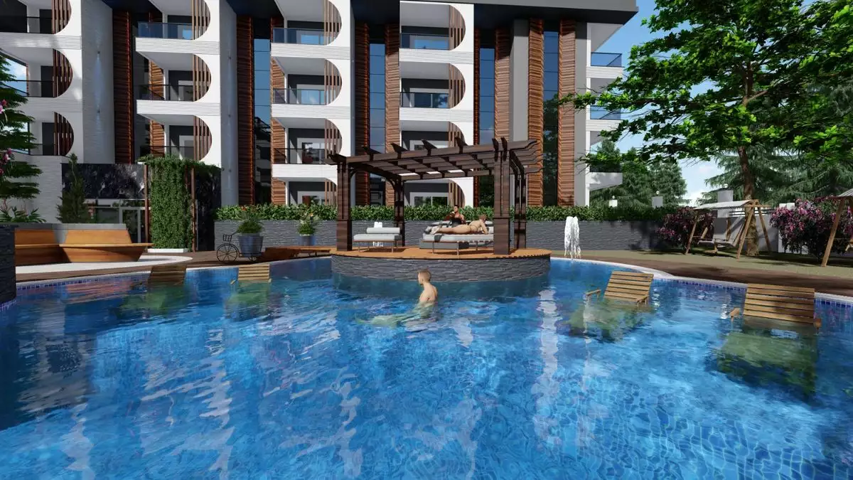 Flat 93m² in Turkey, Alania. Priced at 115500€ rent photo-14