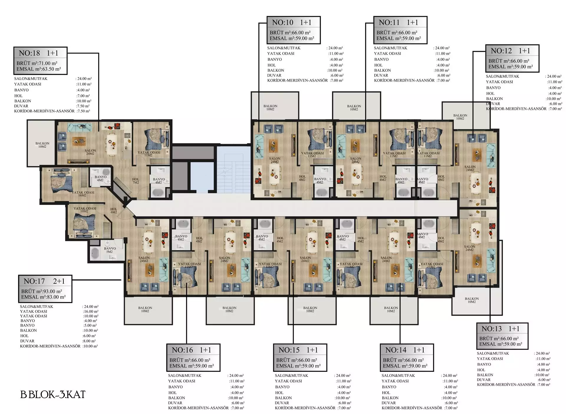Flat 93m² in Turkey, Alania. Priced at 115500€ rent photo-48