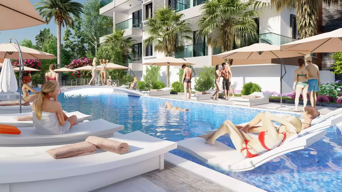 Flat 54m² in Turkey, Gazipasа. Priced at 90000€ rent photo-2