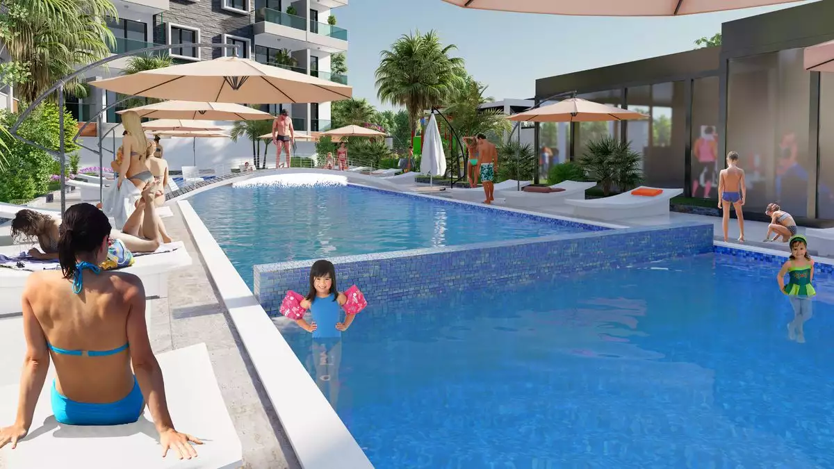 Flat 54m² in Turkey, Gazipasа. Priced at 90000€ rent photo-4