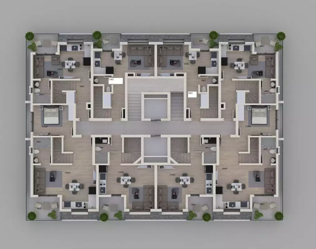 Flat 54m² in Turkey, Gazipasа. Priced at 90000€ rent photo-36