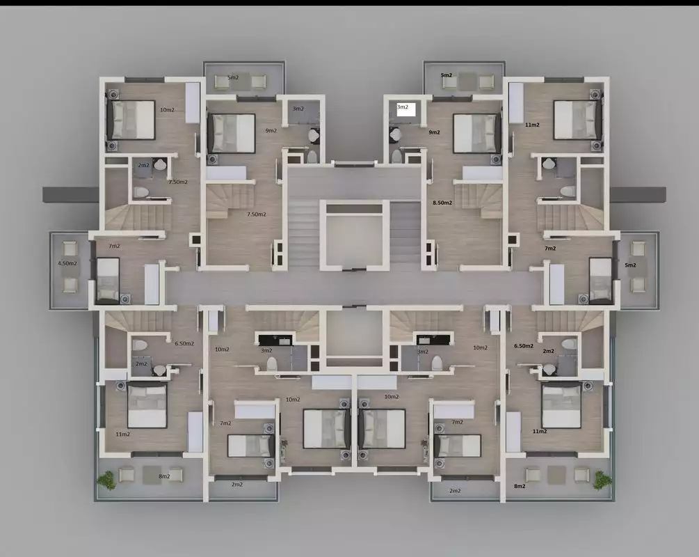 Flat 54m² in Turkey, Gazipasа. Priced at 90000€ rent photo-37