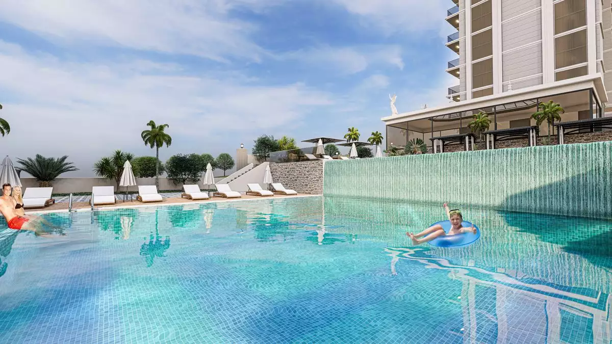 Flat 54m² in Turkey, Payallar. Priced at 112000€ rent photo-3