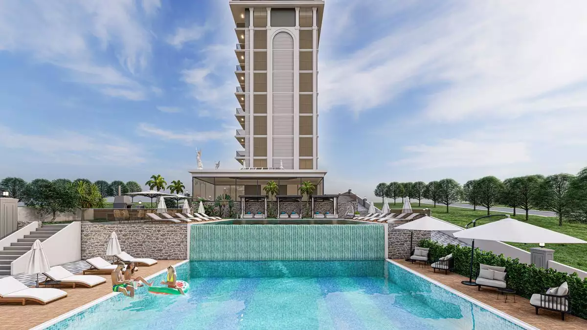 Flat 54m² in Turkey, Payallar. Priced at 112000€ rent photo-4