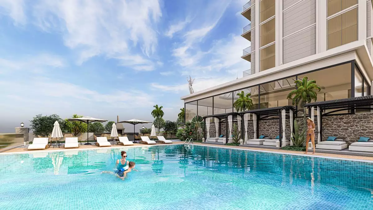 Flat 54m² in Turkey, Payallar. Priced at 112000€ rent photo-8