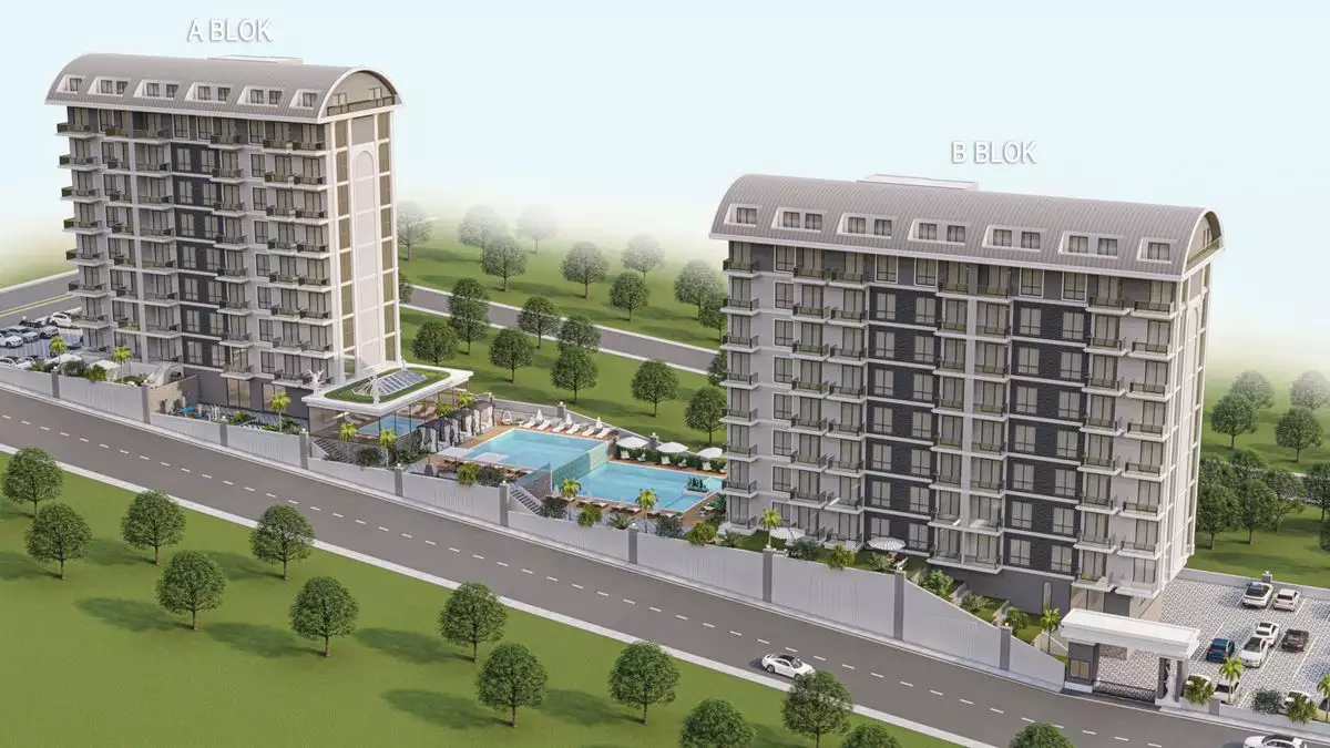 Flat 54m² in Turkey, Payallar. Priced at 112000€ rent photo-14