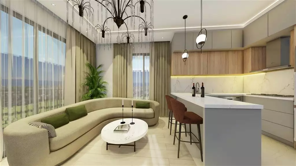 Flat 54m² in Turkey, Payallar. Priced at 112000€ rent photo-32