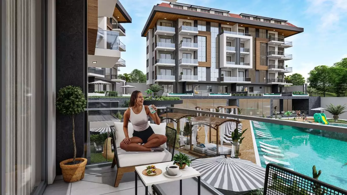 Flat 45m² in Turkey, Kestel. Priced at 160000€ rent photo-12
