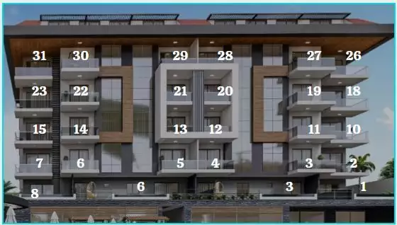 Flat 45m² in Turkey, Kestel. Priced at 160000€ rent photo-13