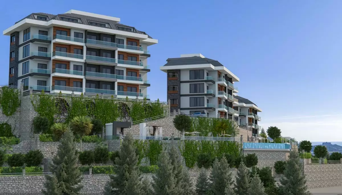 Flat 63m² in Turkey, Kargicak. Priced at 185000€ rent photo-2