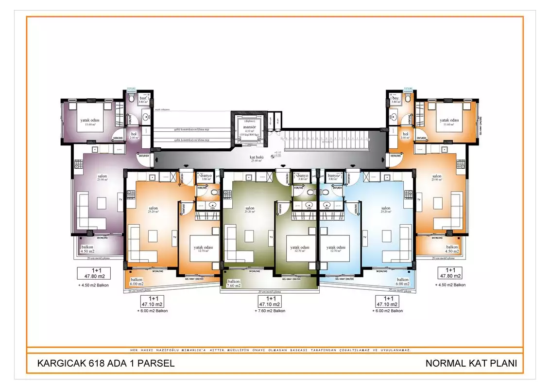 Flat 63m² in Turkey, Kargicak. Priced at 185000€ rent photo-25