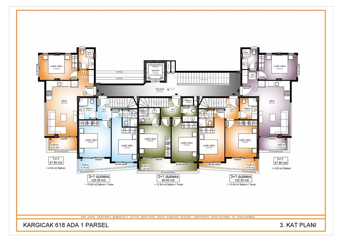 Flat 63m² in Turkey, Kargicak. Priced at 185000€ rent photo-26