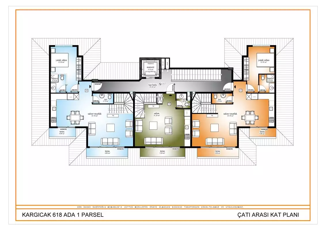 Flat 63m² in Turkey, Kargicak. Priced at 185000€ rent photo-27
