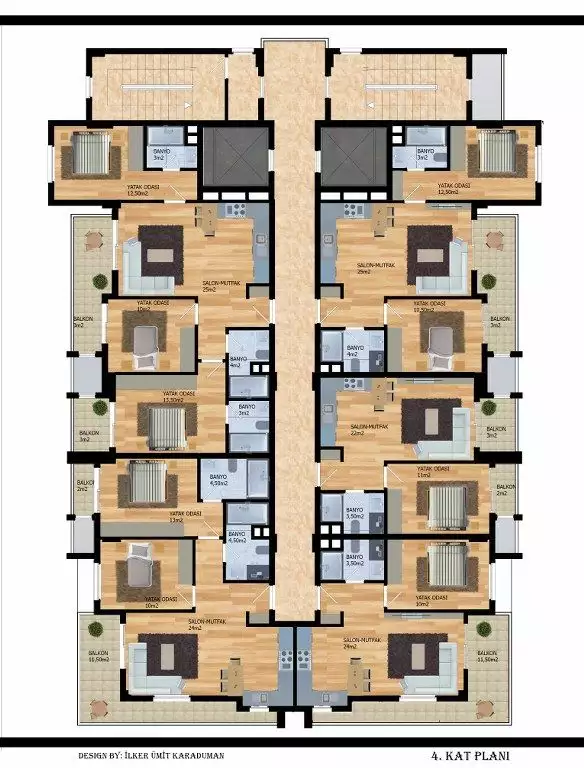 Flat 54m² in Turkey, Mahmutlar. Priced at 140000€ rent photo-23