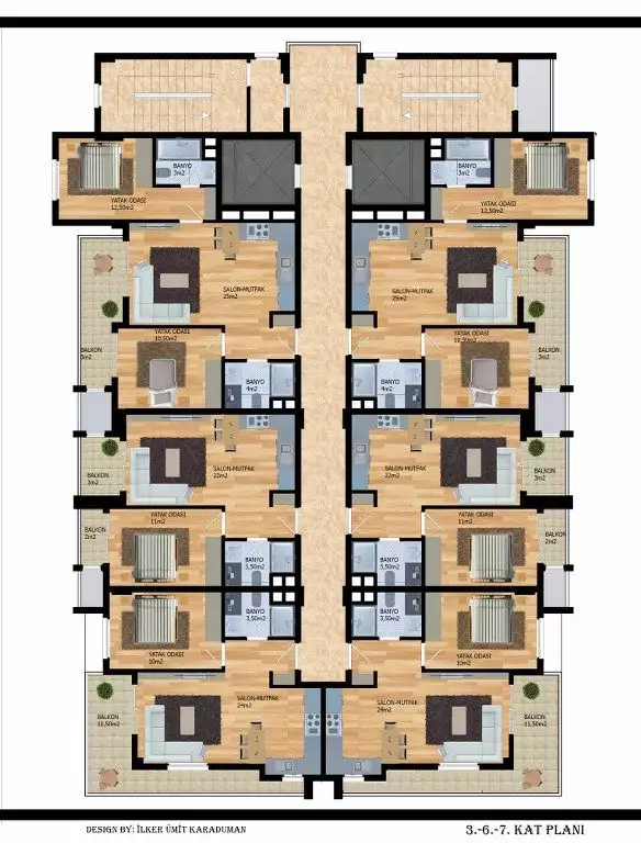 Flat 54m² in Turkey, Mahmutlar. Priced at 140000€ rent photo-24