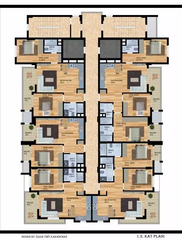 Flat 54m² in Turkey, Mahmutlar. Priced at 140000€ rent photo-25