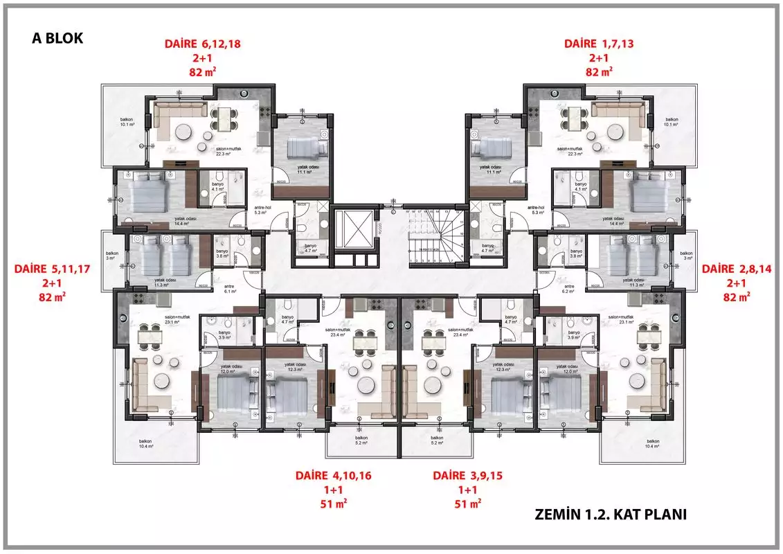 Flat 51m² in Portugal, Alcobasa. Priced at 165000€ rent photo-41