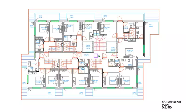 Flat 53m² in Turkey, Mahmutlar. Priced at 132000€ rent photo-46