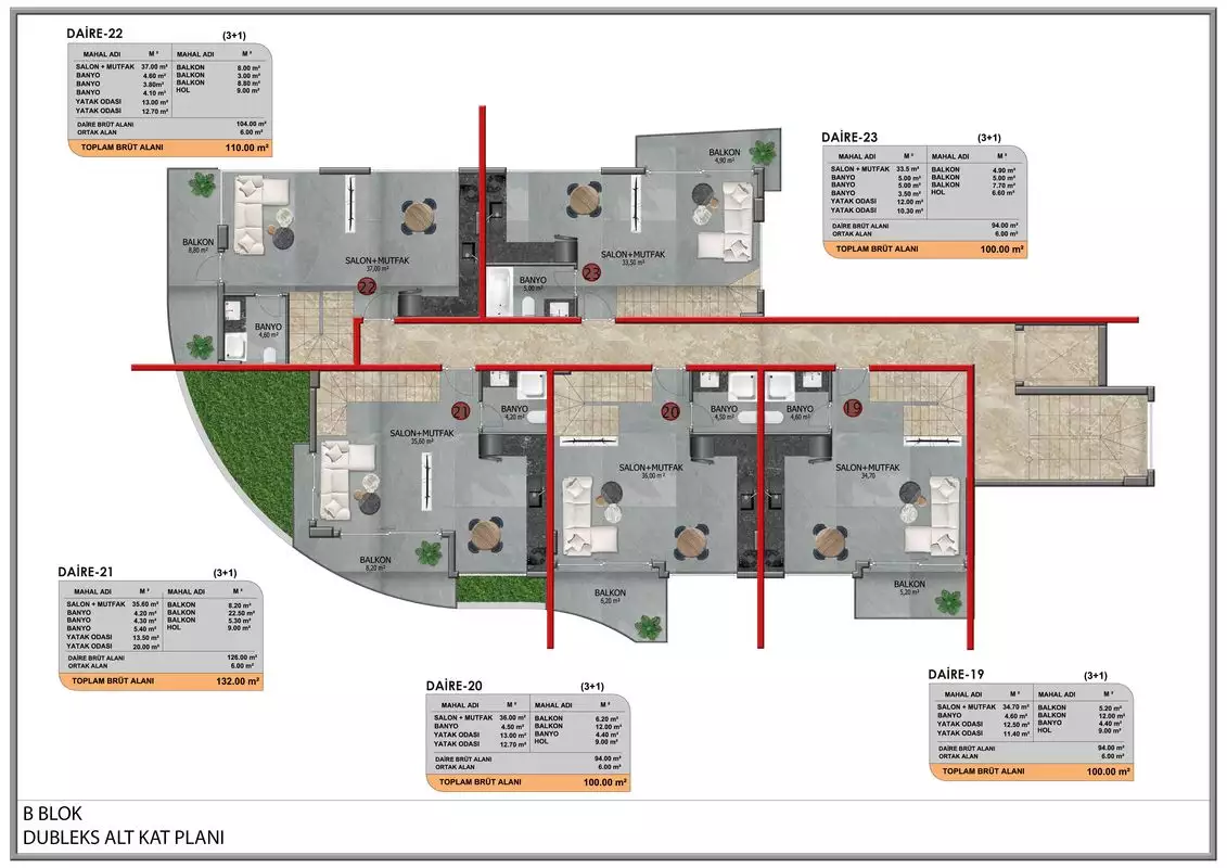 Flat 44m² in Turkey, Kestel. Priced at 190000€ rent photo-34