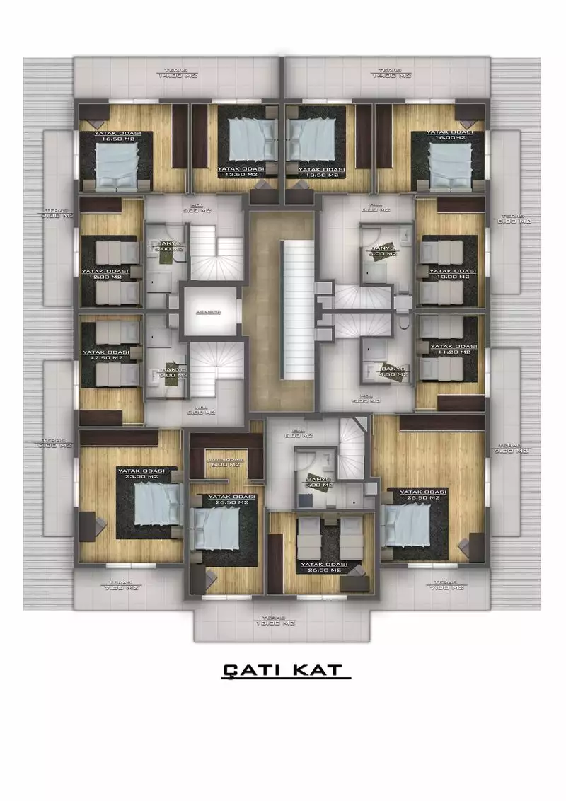 Flat 60m² in Turkey, Avsallar. Priced at 120000€ rent photo-11