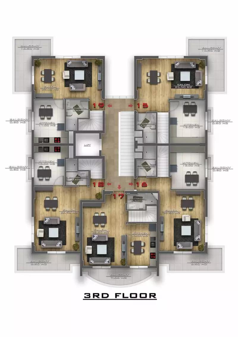 Flat 60m² in Turkey, Avsallar. Priced at 120000€ rent photo-12