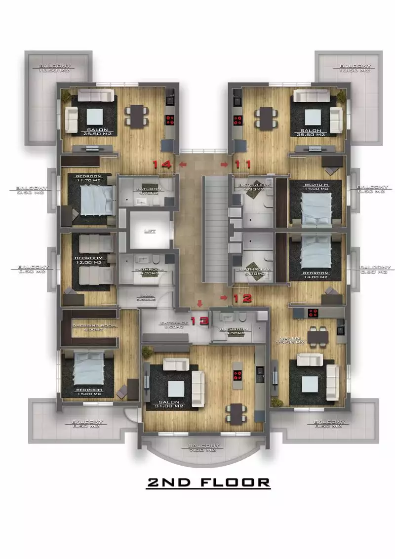 Flat 60m² in Turkey, Avsallar. Priced at 120000€ rent photo-14