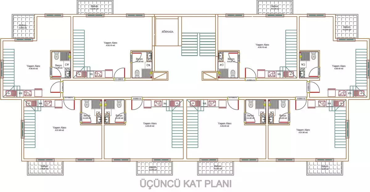 Flat 59m² in Turkey, Payallar. Priced at 60000€ rent photo-23