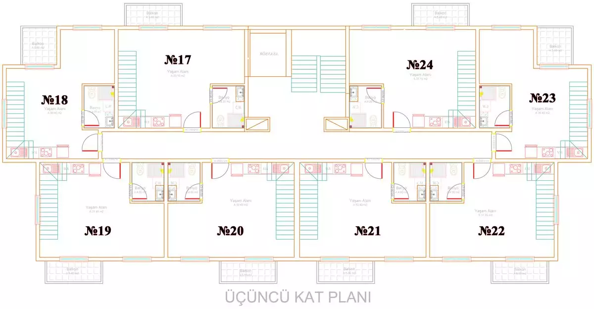Flat 59m² in Turkey, Payallar. Priced at 60000€ rent photo-25