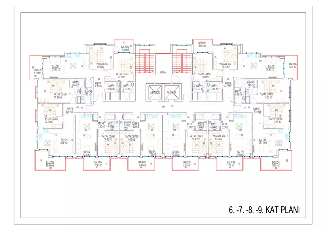 Flat 55m² in Turkey, Mahmutlar. Priced at 135000€ rent photo-13