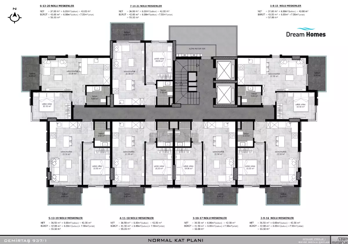 Flat 100m² in Turkey, Demirtas. Priced at 104500€ rent photo-17