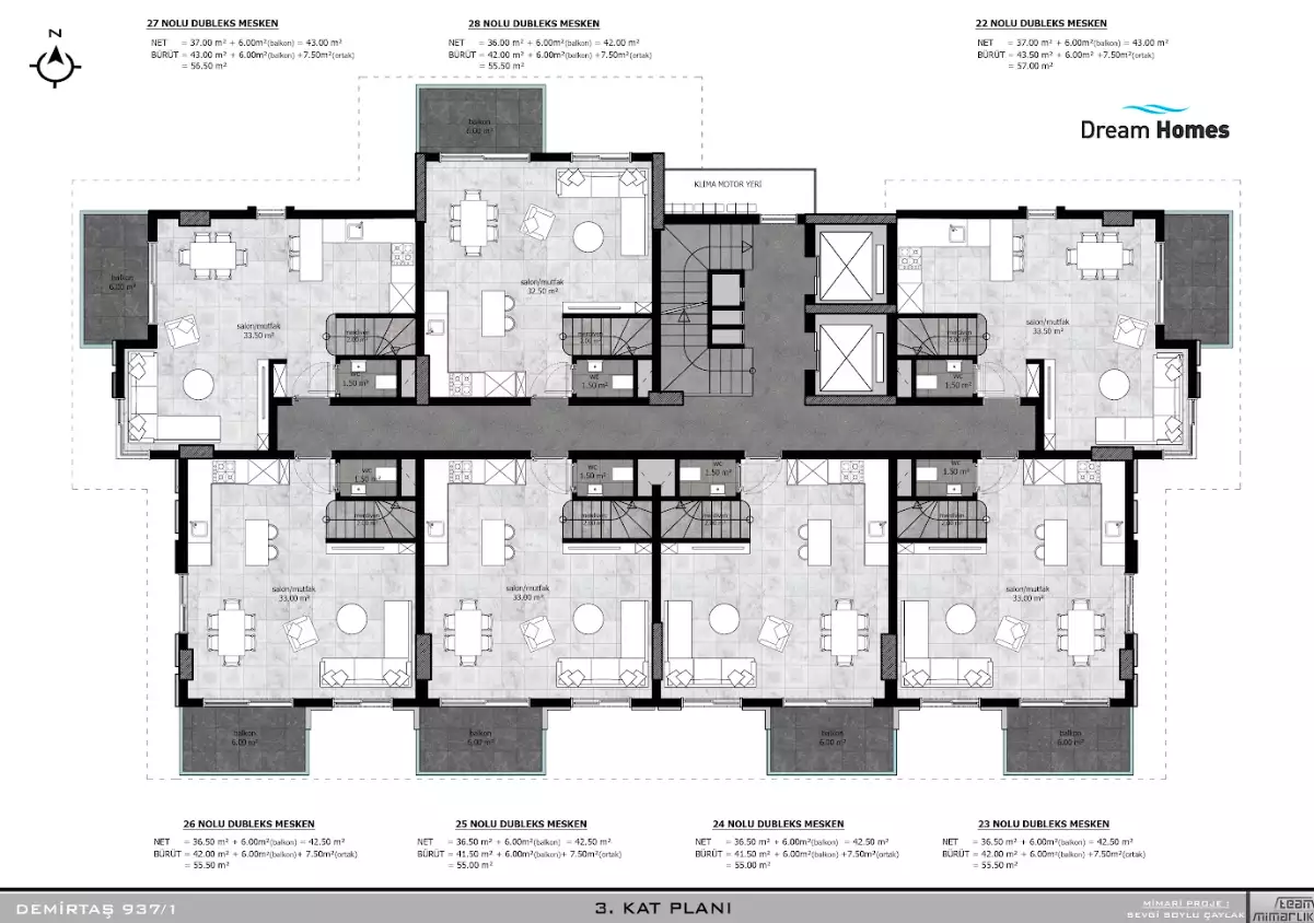 Flat 100m² in Turkey, Demirtas. Priced at 104500€ rent photo-18