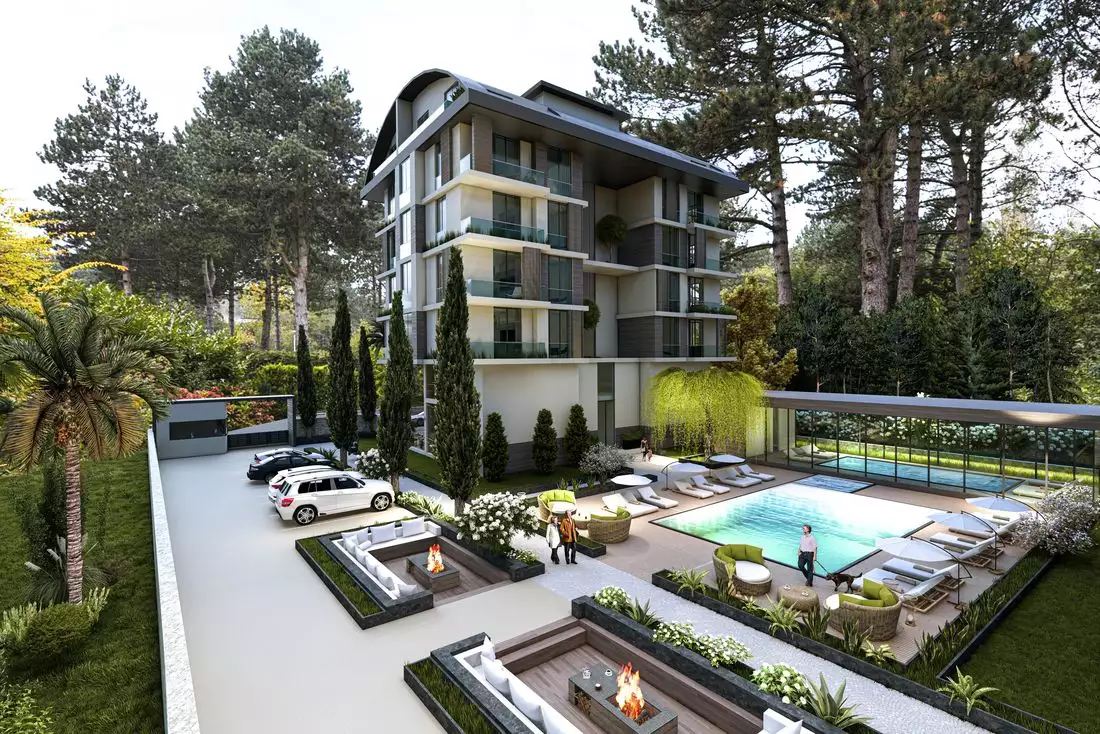 Flat 56m² in Turkey, Kargicak. Priced at 132000€ rent photo-9