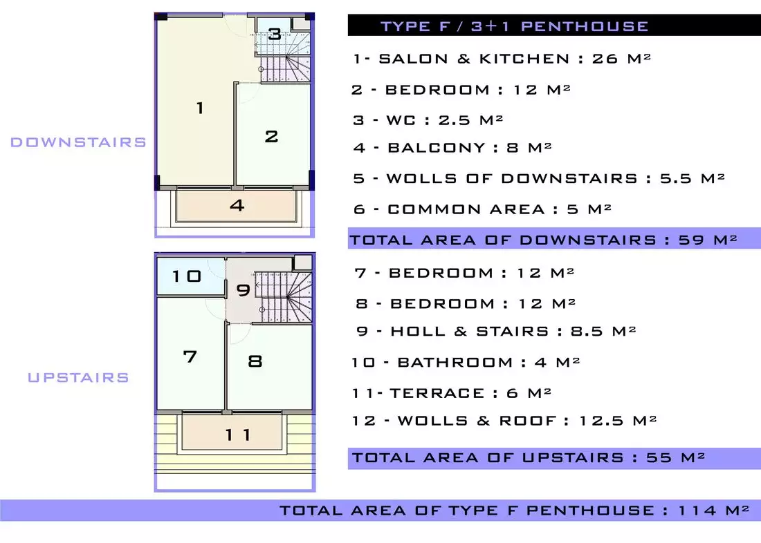 Flat 56m² in Turkey, Kargicak. Priced at 132000€ rent photo-30