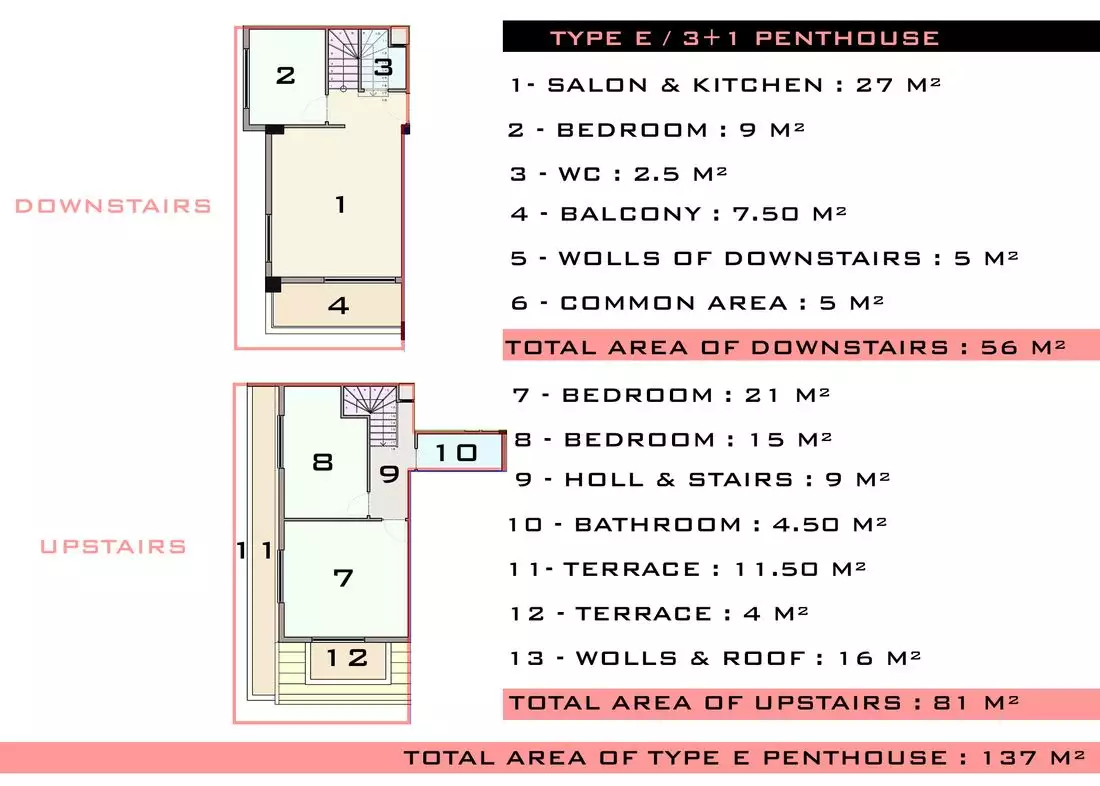 Flat 56m² in Turkey, Kargicak. Priced at 132000€ rent photo-31